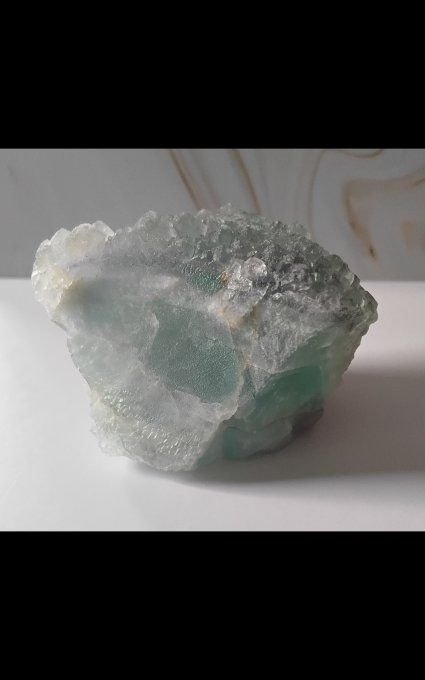 Bloc de fluorine (fluorite) verte