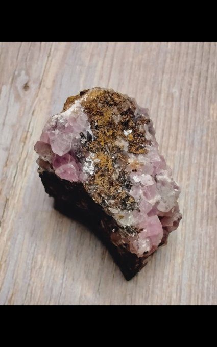 Quartz rose cristaux