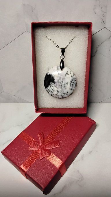Pendentif Agate dentritique 