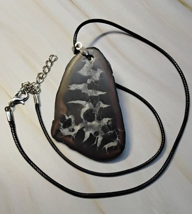 Pendentif Septaria polie