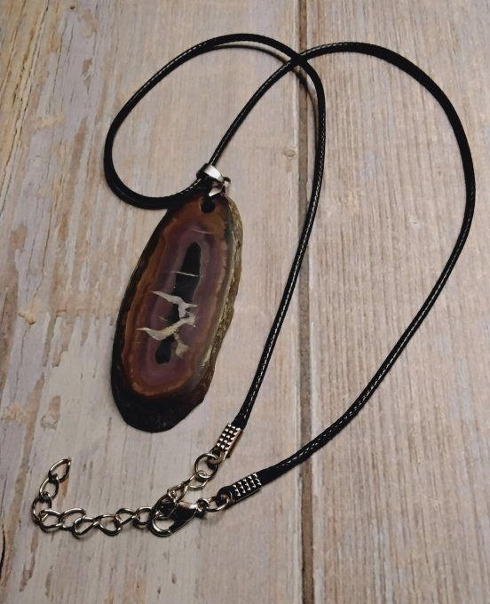 Pendentif Septaria polie